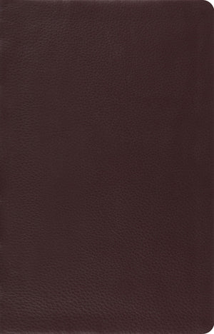 ESV Large Print Thinline Reference Bible (Top Grain Leather, Brown) by ESV (9781433532788) Reformers Bookshop
