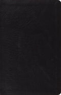 ESV Large Print Thinline Reference Bible (Genuine Leather, Black) by ESV (9781433532795) Reformers Bookshop
