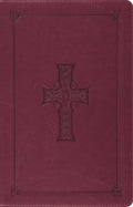 ESV Large Print Thinline Reference Bible (TruTone, Burgundy, Celtic Cross Design) by ESV (9781433532818) Reformers Bookshop