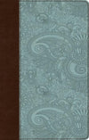 9781433538803-ESV UltraThin Bible: Choc Blue: Garden Design-Bible