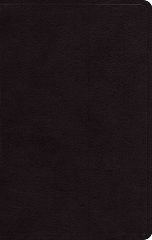 ESV Large Print Personal Size Bible Genuine Leather, Black by Bible (9781433541520) Reformers Bookshop