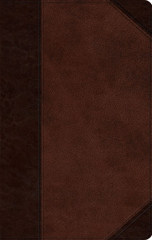ESV UltraThin Bible (TruTone, Brown/Walnut, Portfolio Design) by ESV (9781433541629) Reformers Bookshop