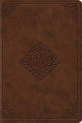ESV Study Bible, Personal Size (TruTone, Saddle, Ornament Design) by ESV (9781433544071) Reformers Bookshop