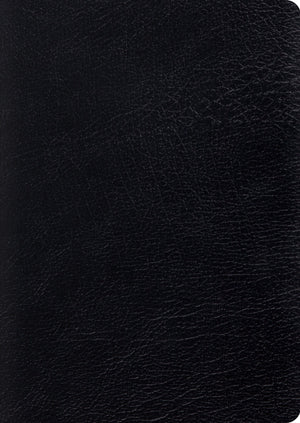 ESV Study Bible, Large Print (Genuine Leather, Black) by ESV (9781433544316) Reformers Bookshop