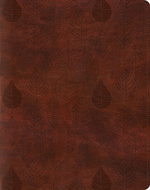 ESV Single Column Journaling Bible (TruTone, Chestnut, Leaves Design) by ESV (9781433544408) Reformers Bookshop