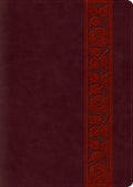 ESV Study Bible, Large Print (TruTone, Mahogany, Trellis Design) by ESV (9781433545177) Reformers Bookshop