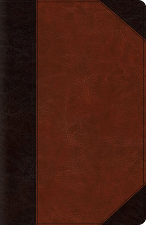 ESV Reference Bible (TruTone, Brown/Cordovan, Portfolio Design) by ESV (9781433545580) Reformers Bookshop