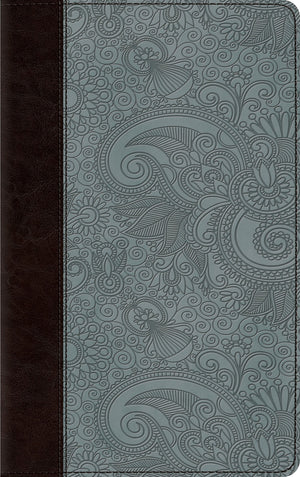 ESV Thinline Bible (TruTone, Chocolate/Blue, Garden Design) by ESV (9781433545733) Reformers Bookshop