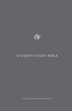 ESV Student Study Bible (Hardcover, Gray) by ESV (9781433548055) Reformers Bookshop