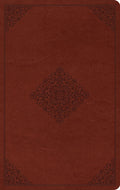 ESV Large Print Value Thinline Bible (TruTone, Tan, Ornament Design) by ESV (9781433550287) Reformers Bookshop