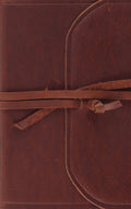 ESV Thinline Bible (Natural Leather, Flap with Strap) by ESV (9781433553417) Reformers Bookshop