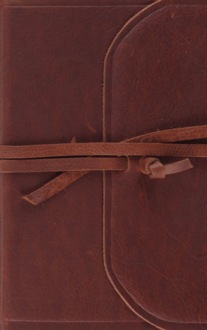 ESV Thinline Bible (Natural Leather, Flap with Strap) by ESV (9781433553417) Reformers Bookshop