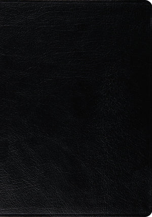 ESV MacArthur Study Bible, Large Print (Genuine Leather, Black) by ESV (9781433555794) Reformers Bookshop
