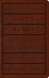 ESV Large Print Personal Size Bible (TruTone, Brown, Engraved Mantel Design) by ESV (9781433555909) Reformers Bookshop