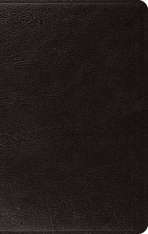 ESV Large Print Thinline Bible (Genuine Leather, Black) by ESV (9781433555961) Reformers Bookshop