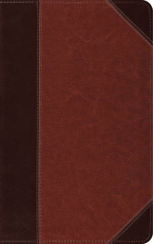ESV Thinline Reference Bible (TruTone, Brown/Cordovan, Portfolio Design) by ESV (9781433560743) Reformers Bookshop