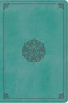 ESV Study Bible, Personal Size (TruTone, Turquoise, Emblem Design) by ESV (9781433560781) Reformers Bookshop