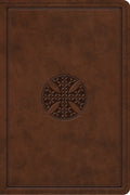 ESV Study Bible, Personal Size (TruTone, Brown, Mosaic Cross Design) by ESV (9781433560798) Reformers Bookshop