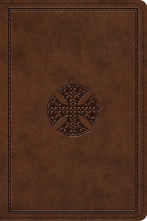 ESV Study Bible, Personal Size (TruTone, Brown, Mosaic Cross Design) by ESV (9781433560798) Reformers Bookshop