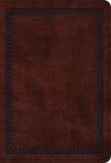 ESV Value Large Print Compact Bible (TruTone, Mahogany, Border Design) by ESV (9781433560804) Reformers Bookshop
