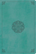 ESV Value Compact Bible Turquoise Emblem Trutone by Bible (9781433560897) Reformers Bookshop