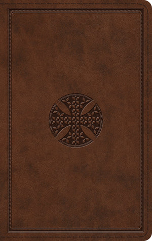 ESV Thinline Bible (TruTone, Brown, Mosaic Cross Design) by ESV (9781433560903) Reformers Bookshop