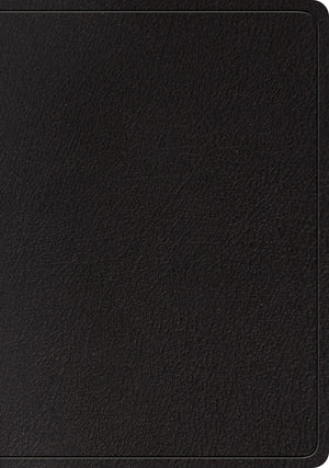 ESV Large Print Wide Margin Bible (Genuine Leather, Black) by ESV (9781433561955) Reformers Bookshop
