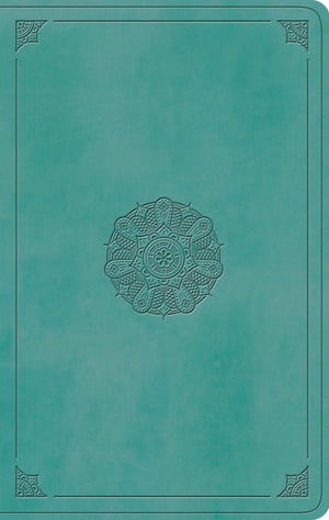 ESV Value Thinline Bible (TruTone, Turquoise, Emblem Design) by ESV (9781433562266) Reformers Bookshop