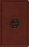 ESV Value Thinline Bible (TruTone, Brown, Mosaic Cross Design) by ESV (9781433562273) Reformers Bookshop