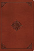 ESV Large Print Bible (TruTone, Tan, Ornament Design) by ESV (9781433563546) Reformers Bookshop