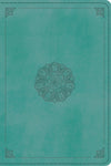ESV Personal Reference Bible (TruTone, Turquoise, Emblem Design) by ESV (9781433563577) Reformers Bookshop