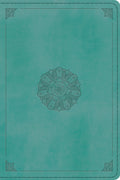 ESV Personal Reference Bible (TruTone, Turquoise, Emblem Design) by ESV (9781433563577) Reformers Bookshop