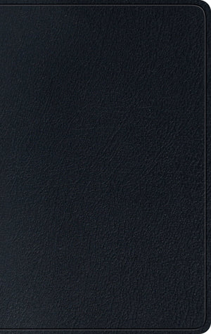 ESV Single Column Thinline Bible (Genuine Leather, Black) by ESV (9781433564628) Reformers Bookshop