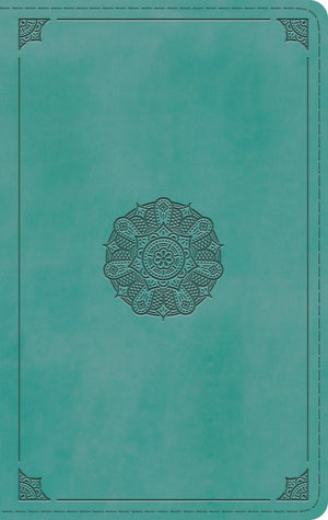 ESV Single Column Thinline Bible (TruTone, Turquoise, Emblem Design) by ESV (9781433564635) Reformers Bookshop