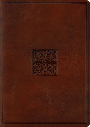 ESV Study Bible, Large Print (TruTone, Walnut, Celtic Imprint Design) by ESV (9781433564710) Reformers Bookshop