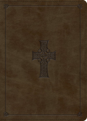 ESV MacArthur Study Bible (TruTone, Olive, Celtic Cross Design) by ESV (9781433564772) Reformers Bookshop