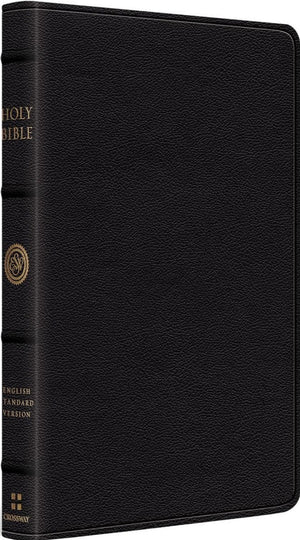 ESV Thinline Bible: Top Grain Leather, Black by Bible (9781433565519) Reformers Bookshop