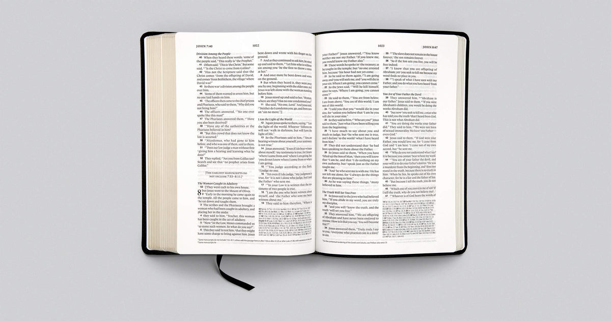 ESV Verse-by-Verse Reference Bible | TruTone, Black