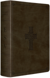 ESV Study Bible Trutone Olive Celtic Cross Design