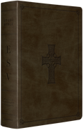 ESV Study Bible Trutone Olive Celtic Cross Design