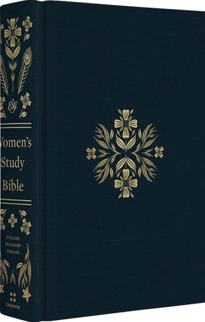 ESV Women's Study Bible Cloth Over Board Dark Teal