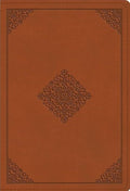 ESV Large Print Compact Bible (TruTone®, Terracotta, Ornament Design)