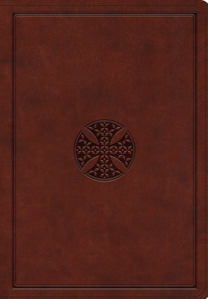 ESV Journaling Bible, Interleaved Edition (TruTone, Mahogany, Mosaic Cross Design)