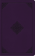 ESV Large Print Personal Size Bible (TruTone, Lavender, Ornament Design)