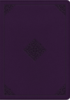 ESV Single Column Journaling Bible, Large Print (TruTone, Lavender, Ornament Design)