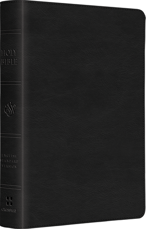 ESV Large Print Compact Bible Trutone Black