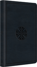 ESV Premium Gift Bible (TruTone, Navy, Mosaic Cross Design)