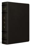 ESV Study Bible, Large Print (Buffalo Leather, Deep Brown) by ESV
