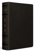 ESV Study Bible, Large Print (Buffalo Leather, Deep Brown) by ESV
