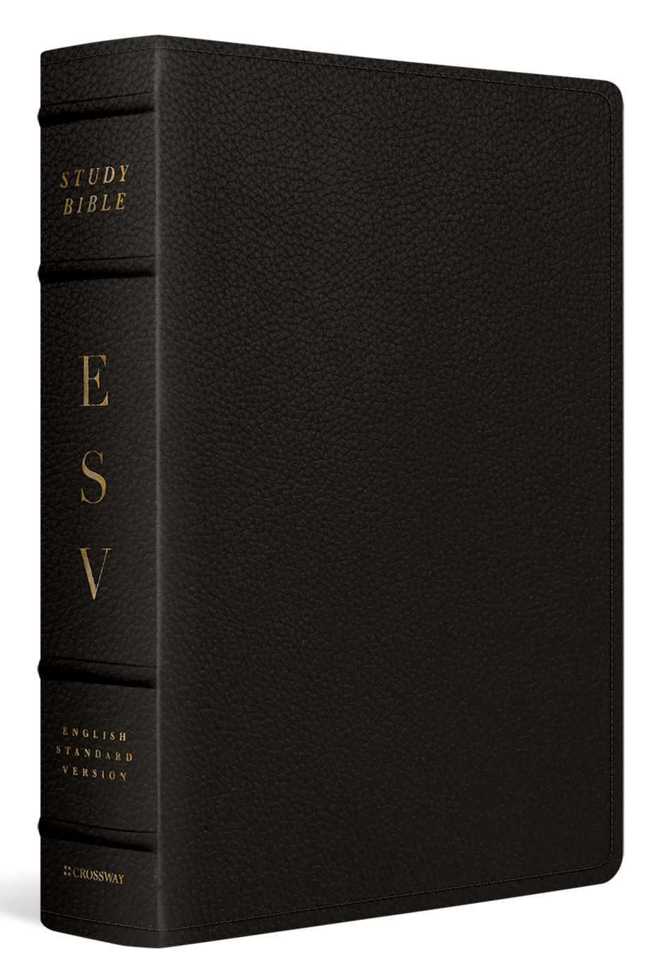 ESV Study Bible, Large Print (Buffalo Leather, Deep Brown) by